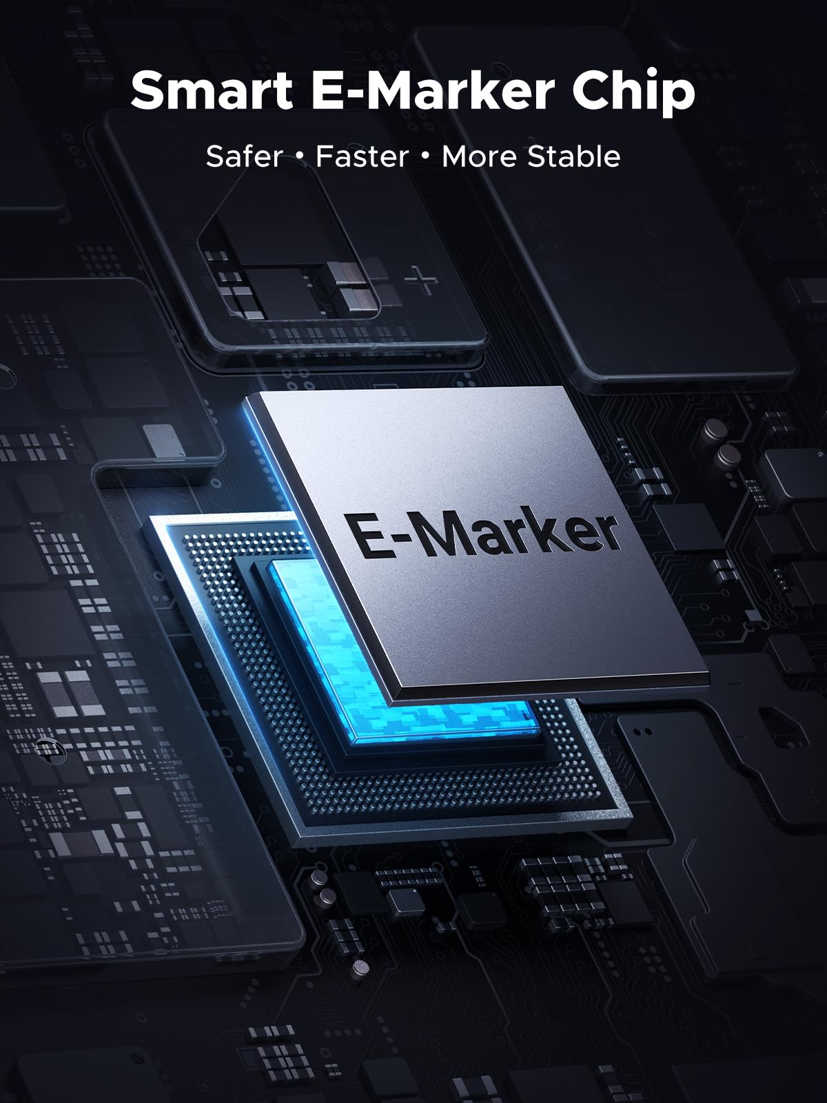 UGREEN كابل USB-C Gen4 بقدرة 240 واط (80Gbps ، USB 4.0 ، 16K/8K 60Hz)