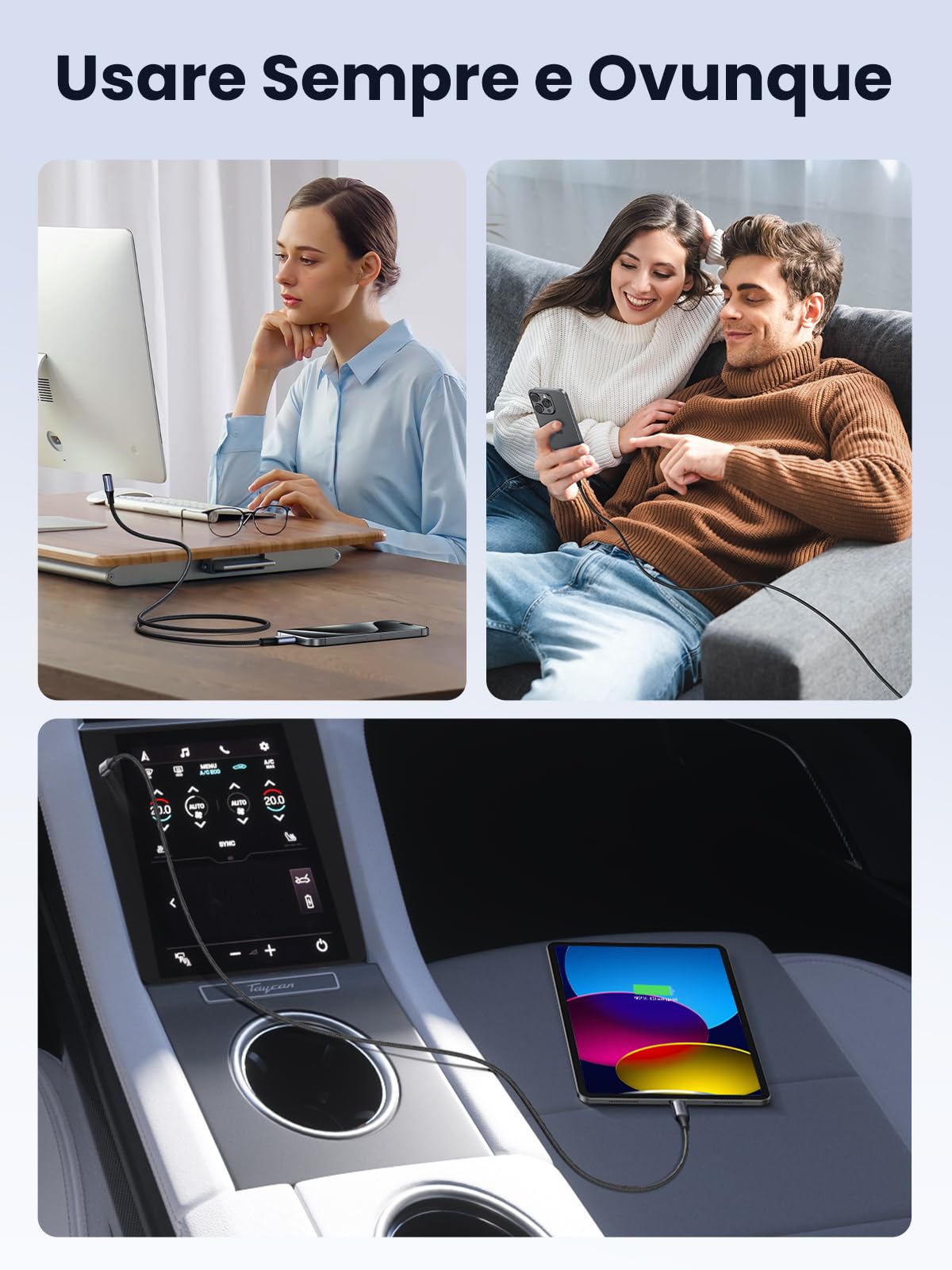 UGREEN Cavo USB C 240W Ricarica Rapida