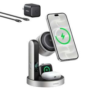 UGREEN MagFlow Pro 3-in-1 Magnetic Wireless Charging Stand 25W