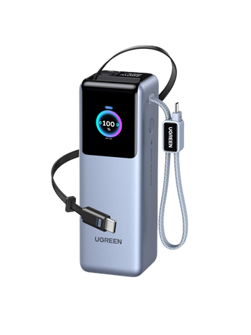 UGREEN Nexode Power Bank 25000mAh 200W with Retractable USB-C Cable