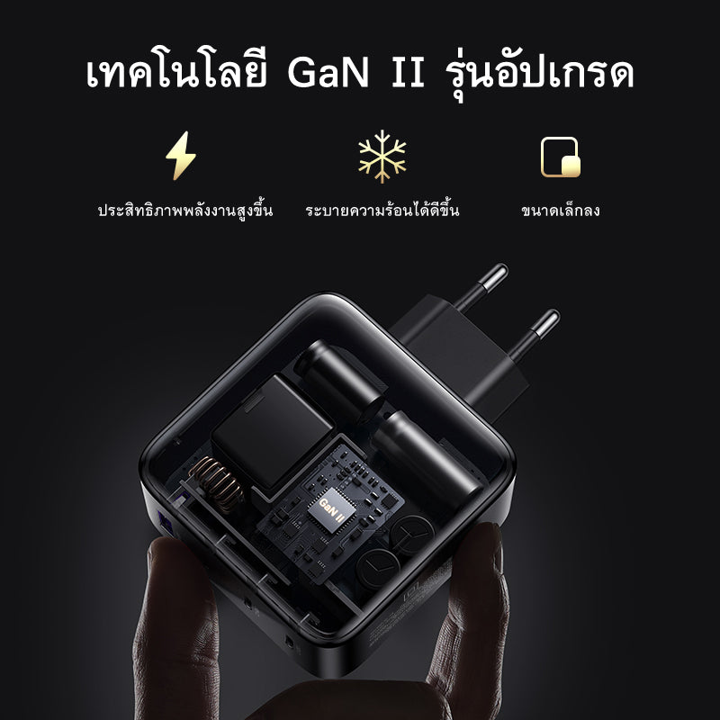 UGREEN Nexode หัวชาร์จ ชาร์จเร็ว 4 พอร์ต 100W