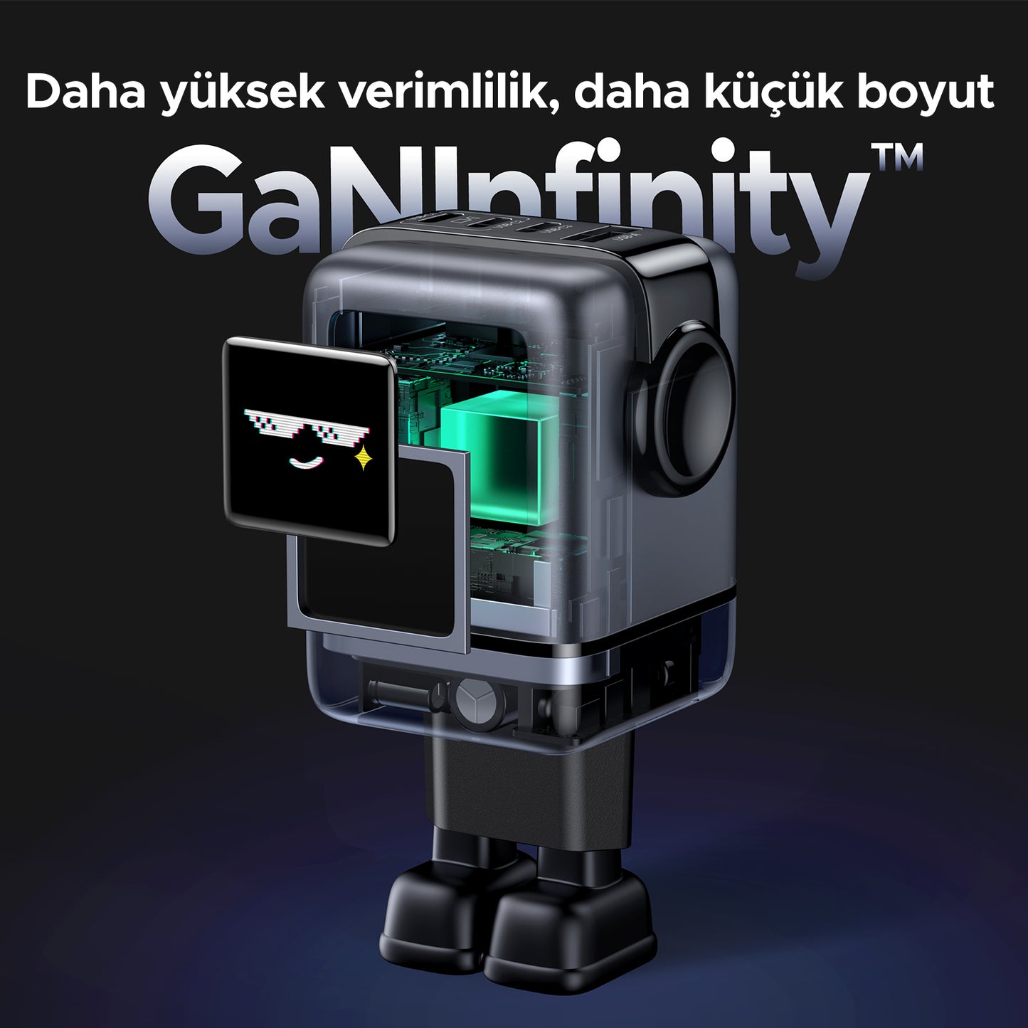 UGREEN Uno 100W 4 Port Şarj Cihazı