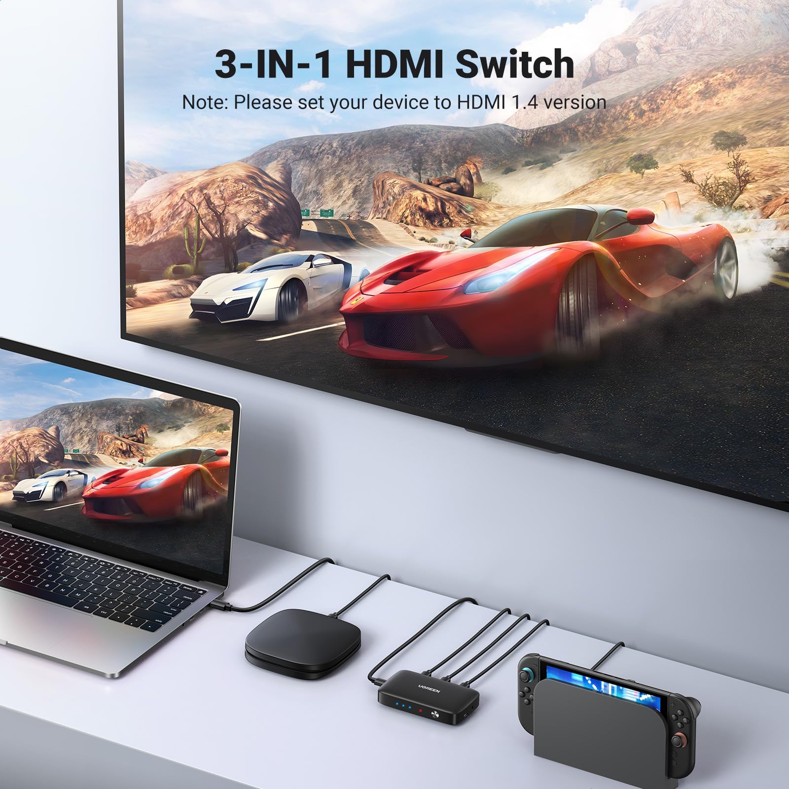 UGREEN HDMI Splitter (1 Giriş 4 Çıkış, 4K@60Hz)