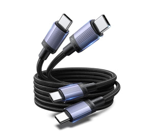 UGREEN كابل USB-C PD3.1 بقدرة 240 واط بطول 2 متر (عبوة 2)