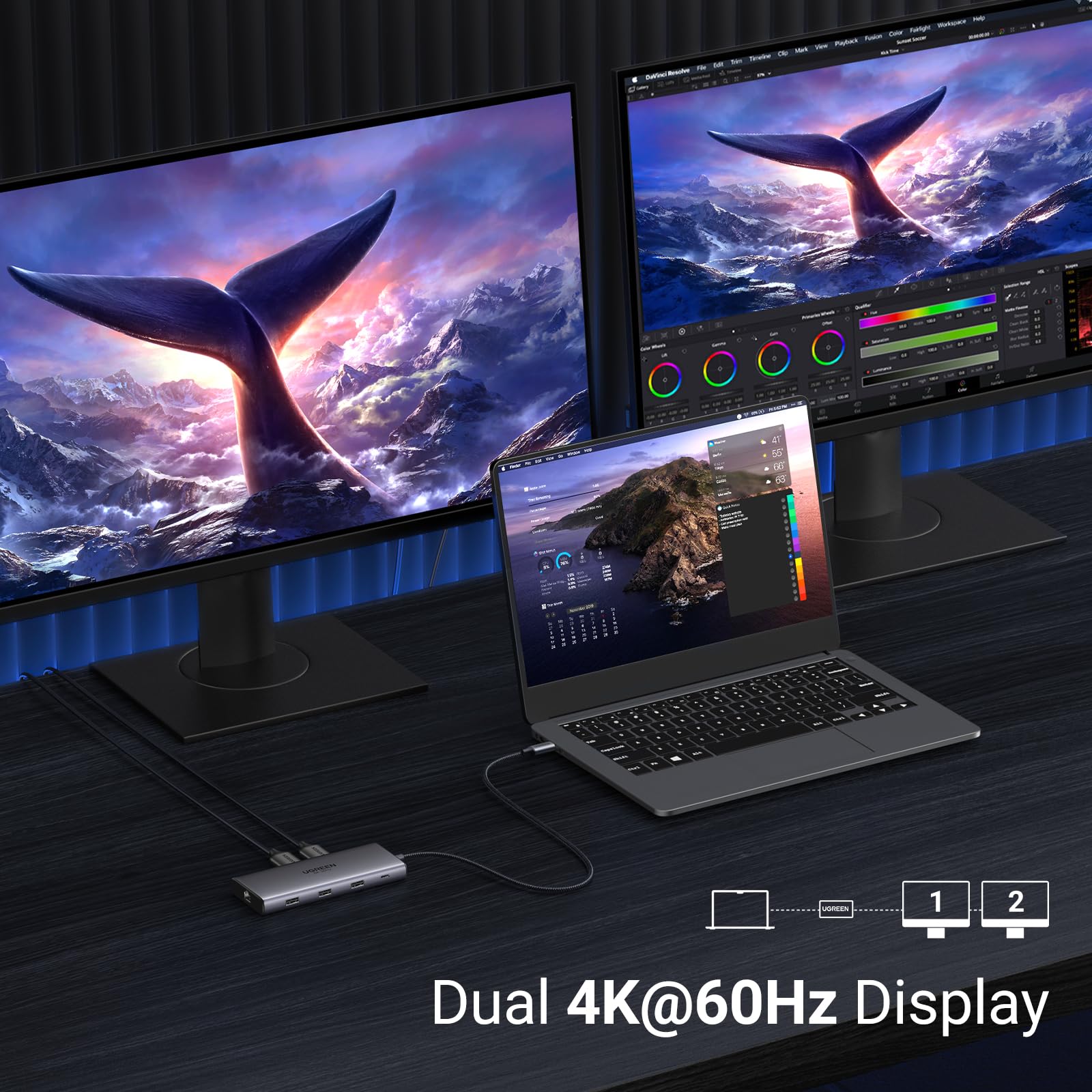 UGREEN Revodok Pro 210 USB-C Hub 10-in-1 (1 × 4K@60Hz, 1 × 8K@30Hz)