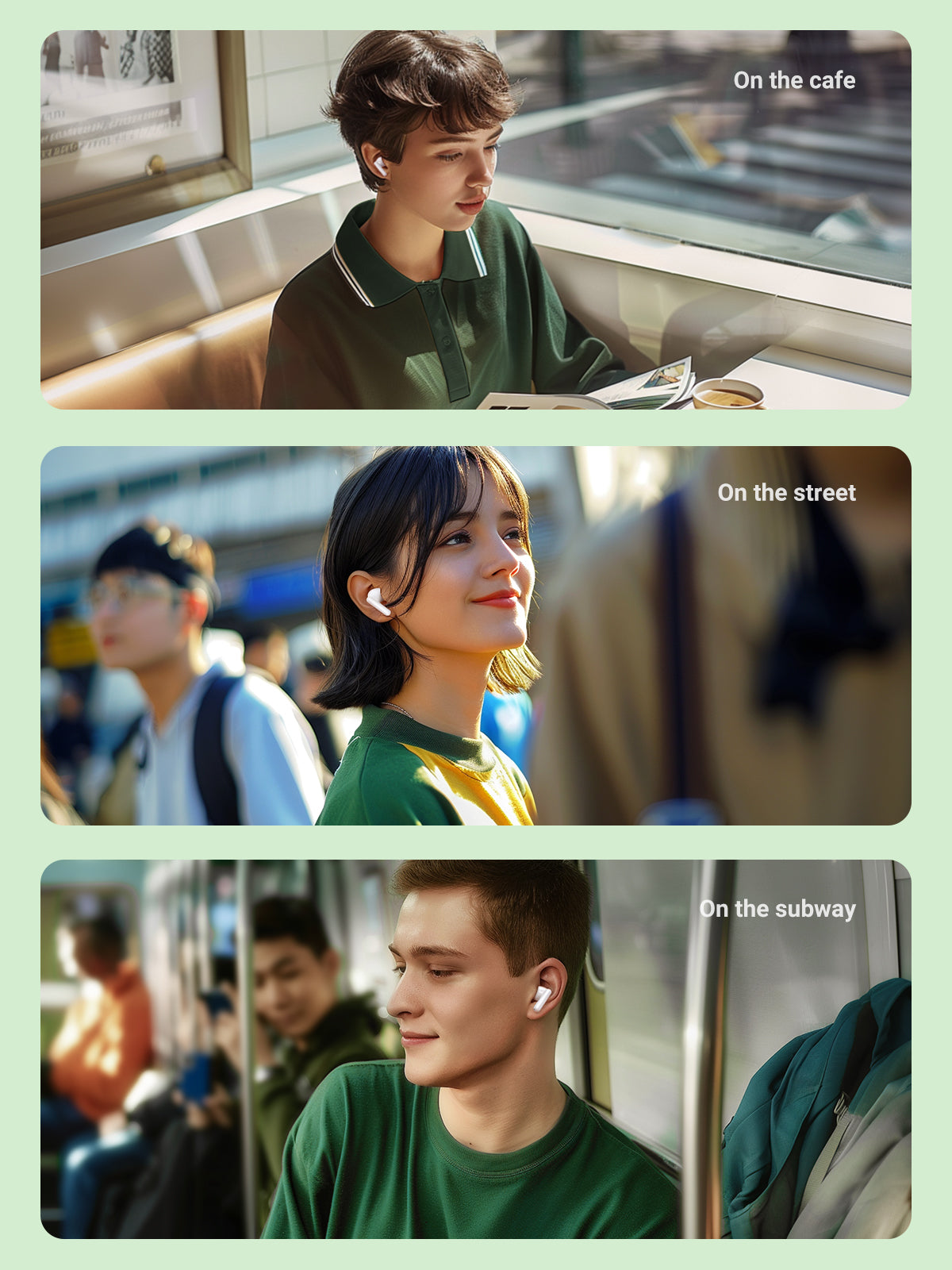 UGREEN Earbuds HiTune P3 True Wireless White