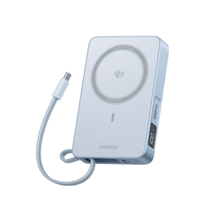 UGREEN MagFlow Magnetic Wireless Power Bank (10000mAh, Qi2 25W, MagSafe-compatible)