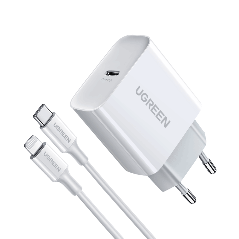 UGREEN Fast Charging Power Adapter with PD 20W EU (White)
