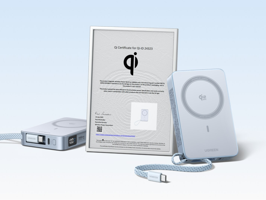 Première batterie externe au monde certifiée Qi 2.2 : la UGREEN MagFlow 25W offre une recharge sans fil nouvelle génération.