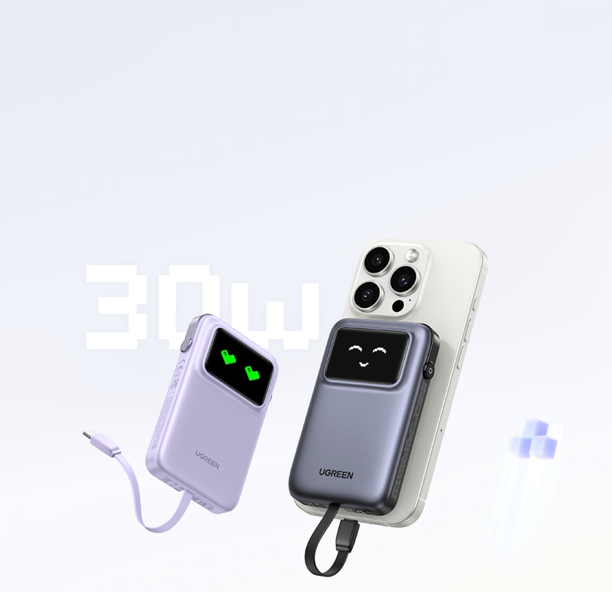 UGREEN power bank, UGREEN UNO 30W two-way usb -c fast charging
