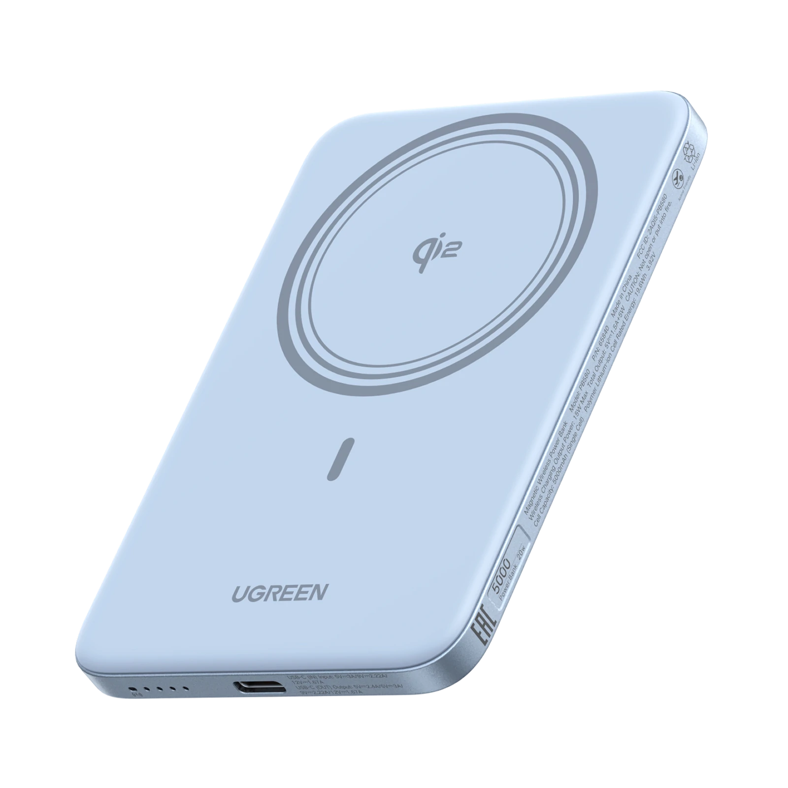 UGREEN MagFlow Air Magnetic Power Bank 5000mAh 15W