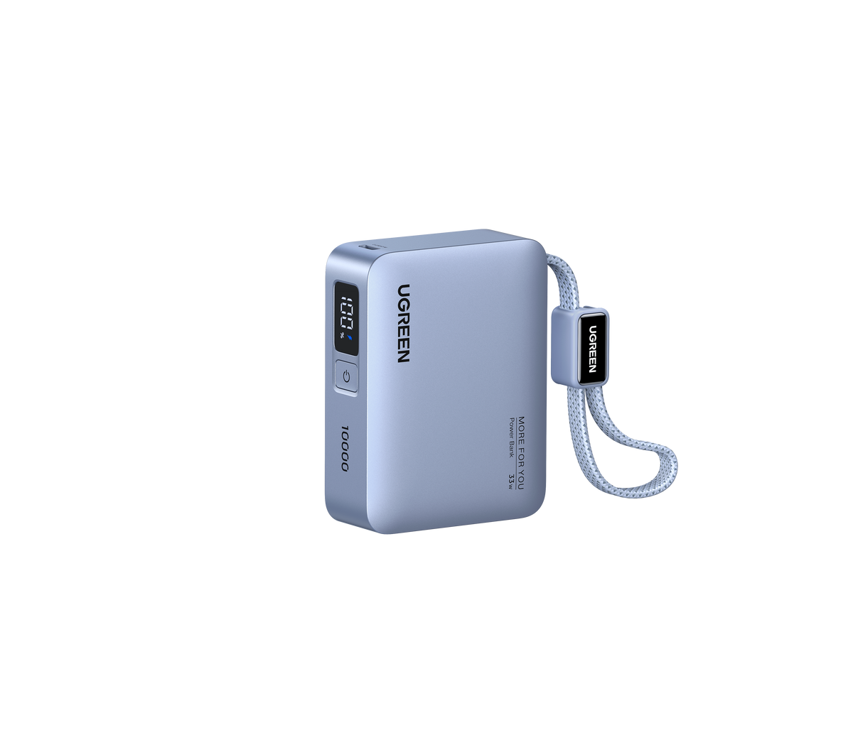 UGREEN Nexode Power Bank 10000mAh 30W with Built-in USB-C Cable