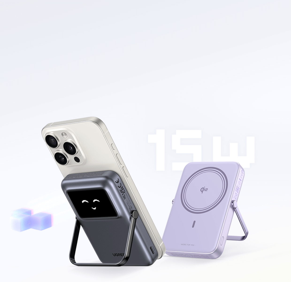 UGREEN power bank, UGREEN UNO 15W magnetic wireless power bank