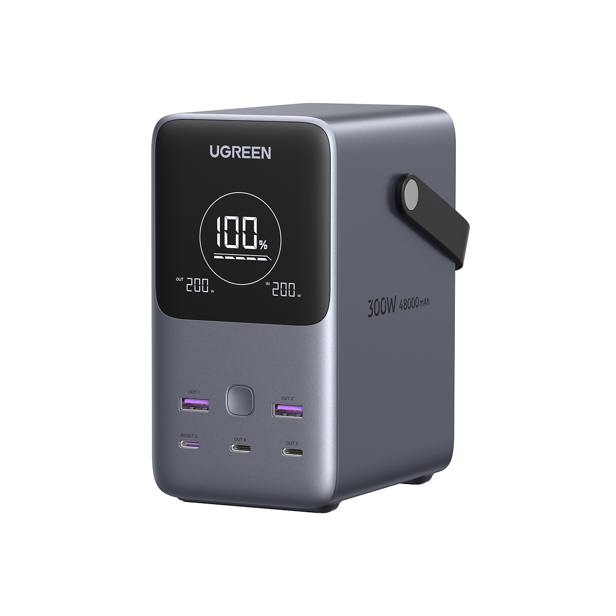 UGREEN 300W Powerbank  48000mAh  met Slimme Digitale Display