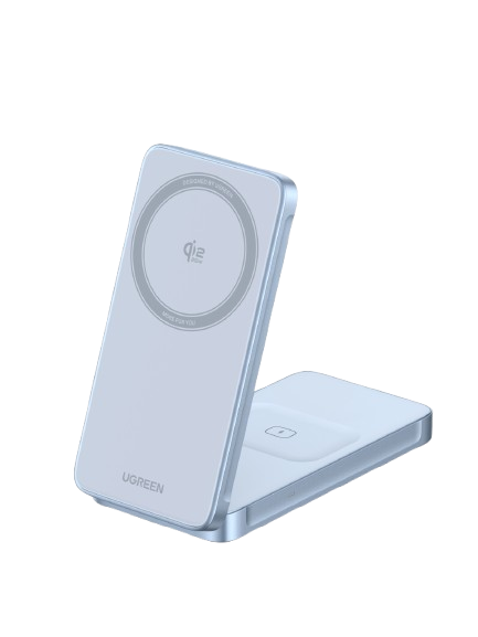UGREEN MagFlow 2-in-1 Magnetic Wireless Charger Slim 25W