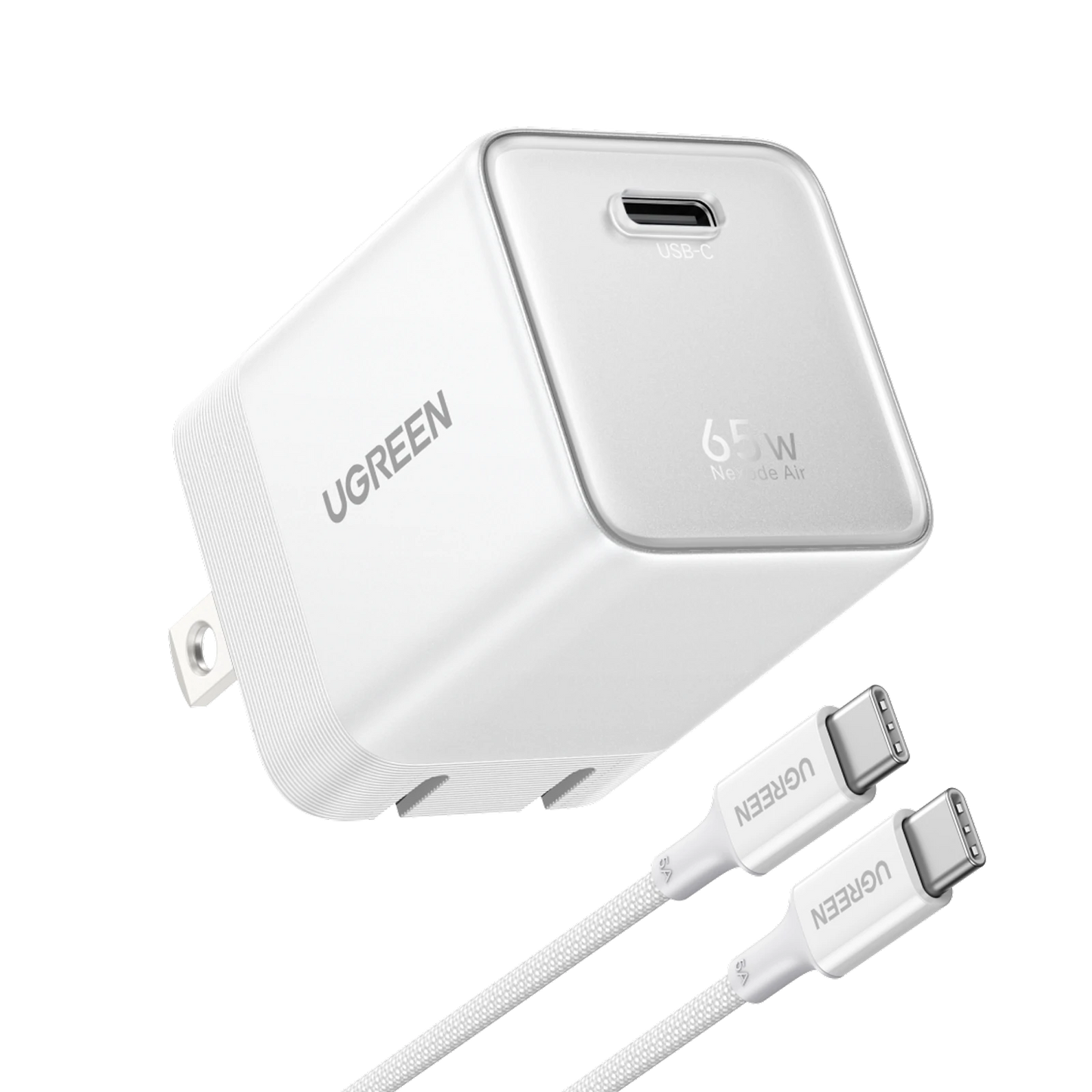 UGREEN Nexode Air USB-C Charger (65W, GaN, Foldable Plug)