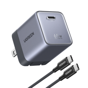 UGREEN Nexode Air USB-C Charger (65W, GaN, Foldable Plug)