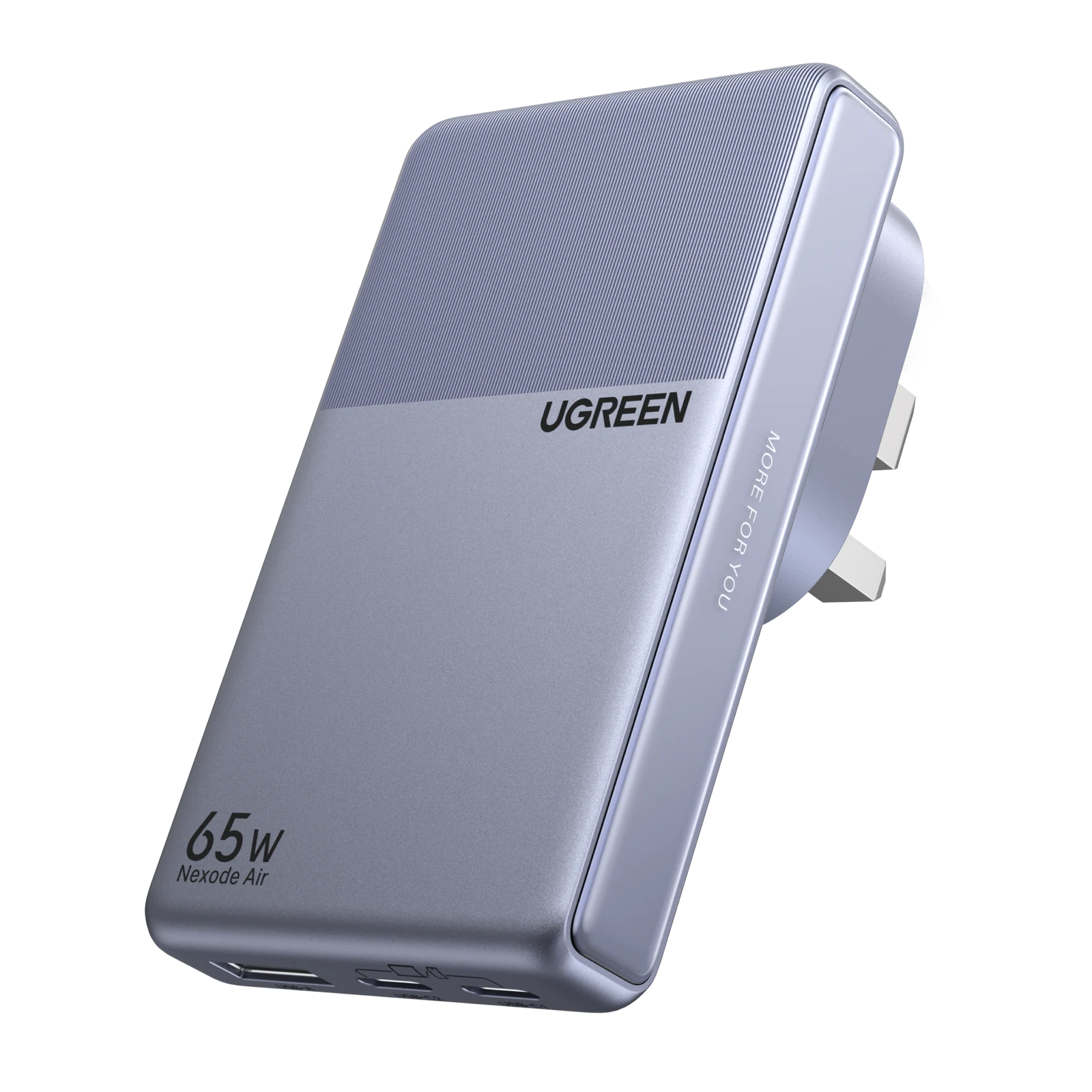 UGREEN Nexode Air Slim Charger (65W, 3-Port, Foldable Plug)