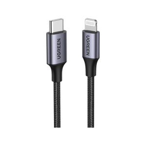 UGREEN Câble Lightning vers USB C MFi Certifié Nylon Tressé Chargeur iPhone Rapide