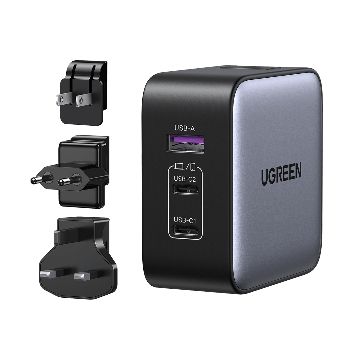 UGREEN Nexode 65W GaN Travel Charger 3-Ports