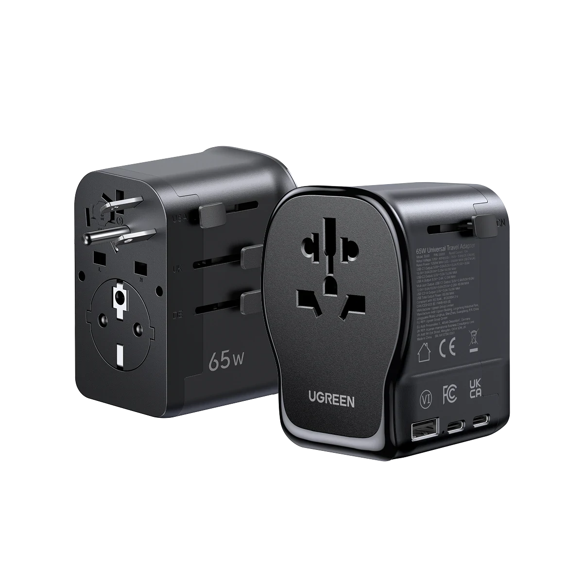 UGREEN Travel Adapter Universal GaN 65W – UGREEN Official Site