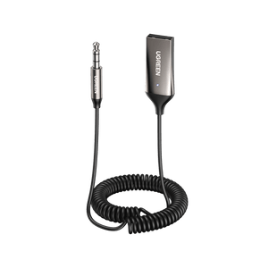 UGREEN Bluetooth 5.3 Ontvanger Auto USB Bluetooth met 3 5mm AUX Aansluiting en Ingebouwde Microfoon