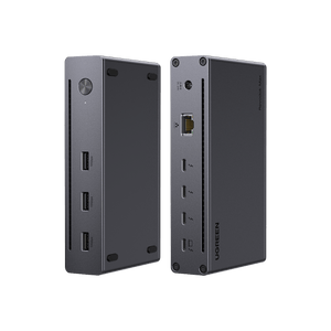 UGREEN Revodok Max 208 Thunderbolt 4 Dock 40 Gbps 8 in 1 dockingstation 3Thunderbolt 4 (dubbel 4K bij 60 Hz enkel 8K scherm)