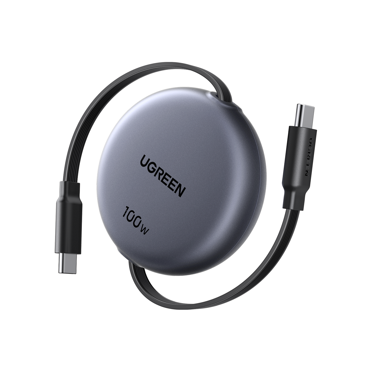 UGREEN 100W Nexode Retractable USB-C Cable, 3.3FT