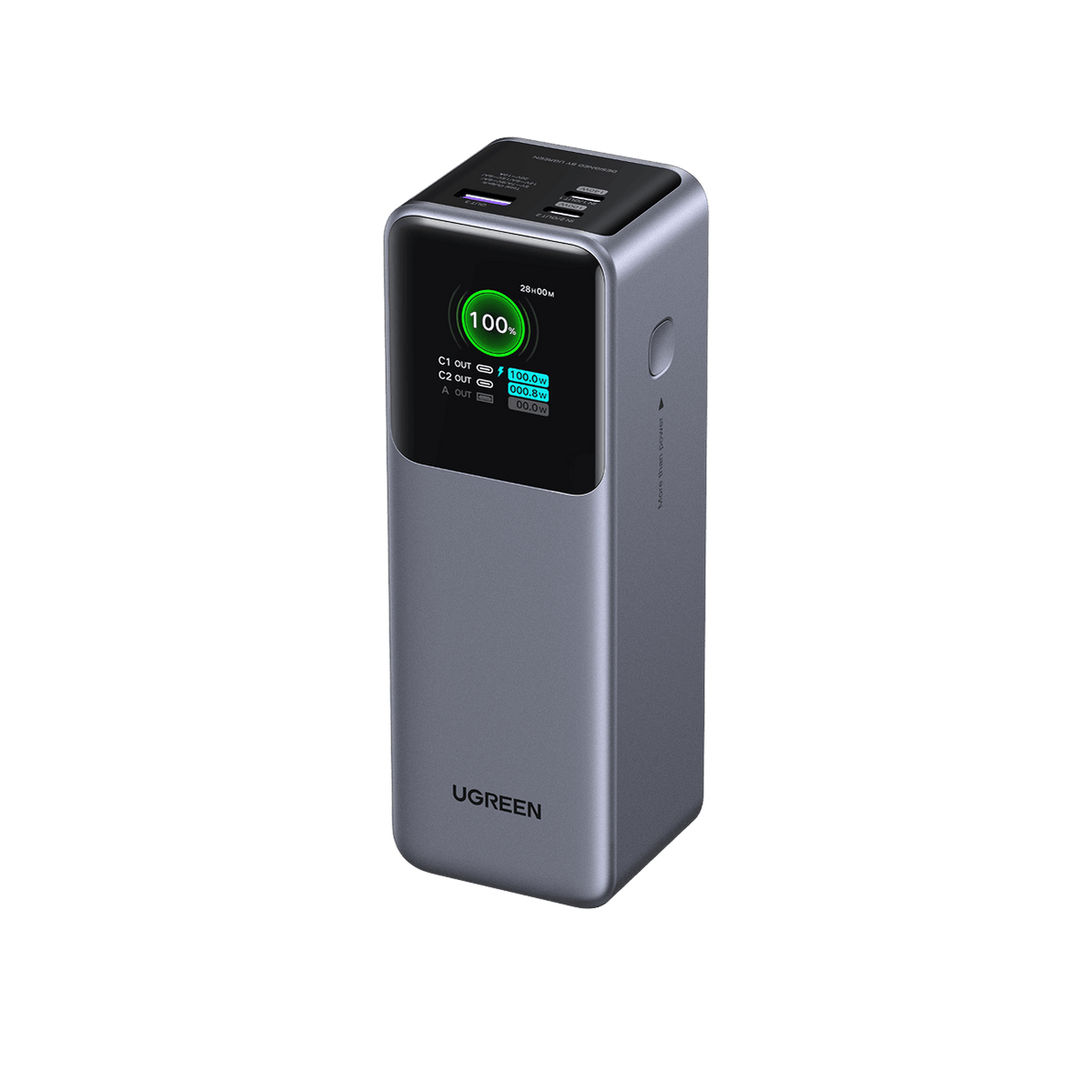 UGREEN Nexode Power Bank 25.000mAh 200W com tela digital