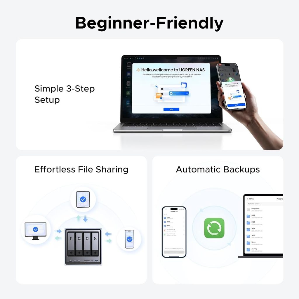 UGREEN Storage Network Attached DXP4800 Plus (Diskless) EU