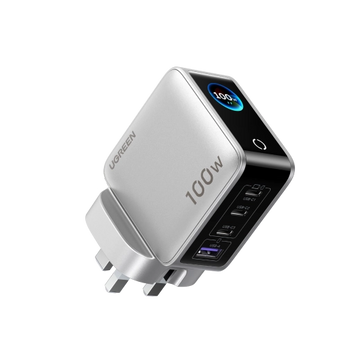 UGREEN Nexode Pro 100W 4-Port GaN Charger with Smart Display