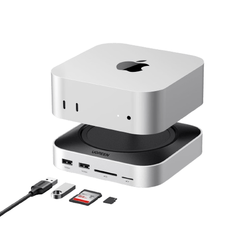 UGREEN Mac Mini M4/M4 Pro 専用ドッキングステーション Amazon | UGREEN Mac mini M4/M4 Pro 専用 USB-Cハブ & スタンド