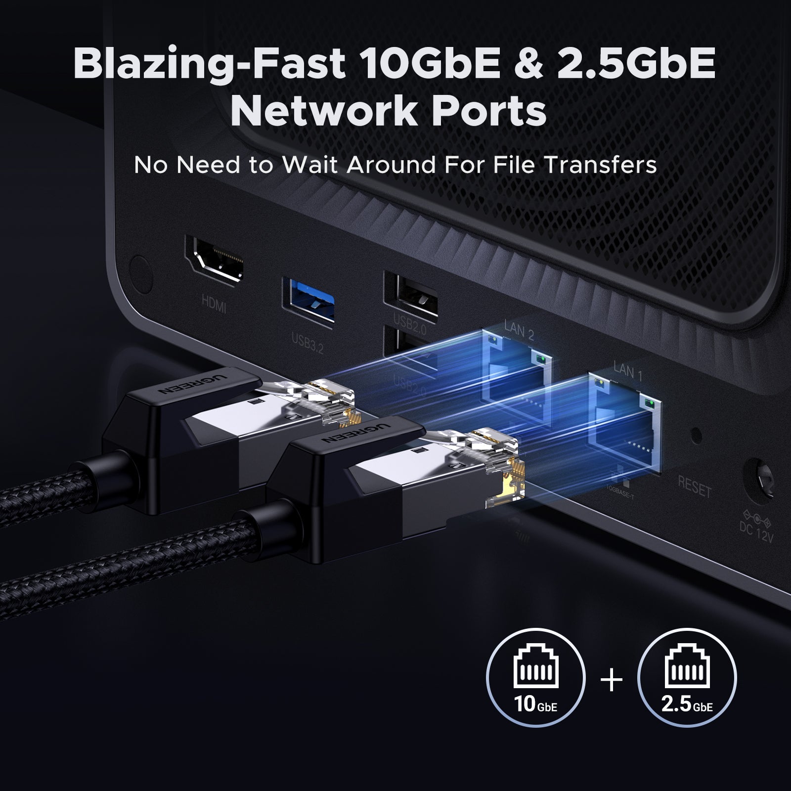 UGREEN NASync DXP4800 Plus 4-Bay NAS with Intel Pentium Gold