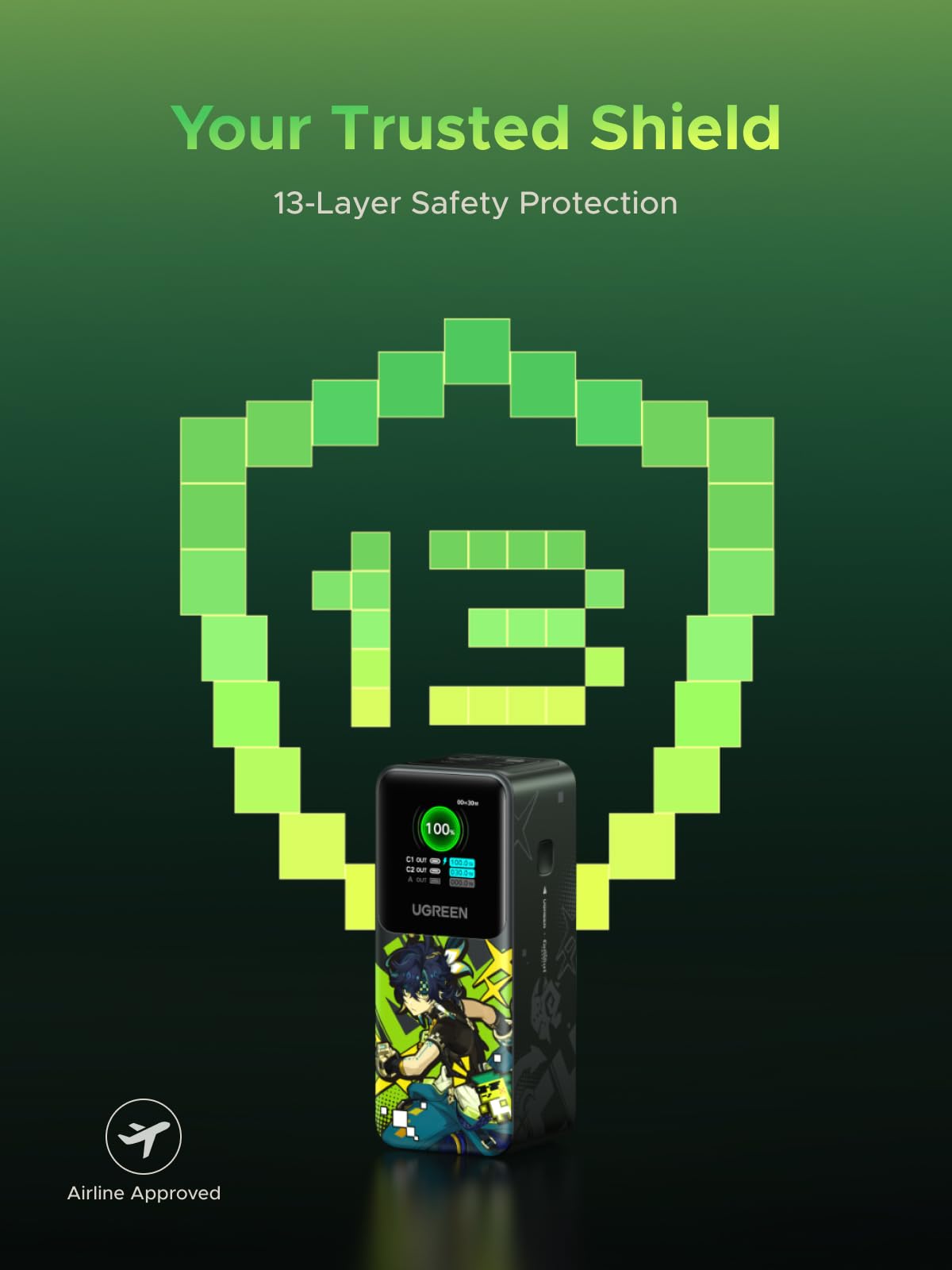 UGREEN × Genshin Impact Power Bank | Fast & Portable | UGREEN US
