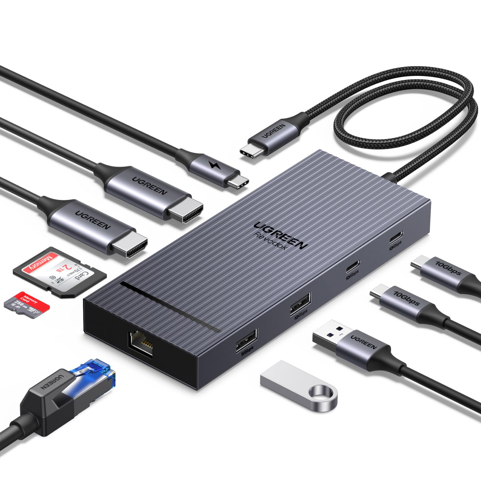楽天市場】UGREEN Revodok 10 in 1 USB Cドッキングステーション