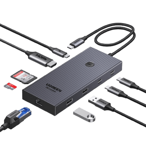 UGREEN TVドック 9-IN-1ハブ UGREEN 9-in-1 Steam Deck Docking Station - PD 100W 4K@60Hz