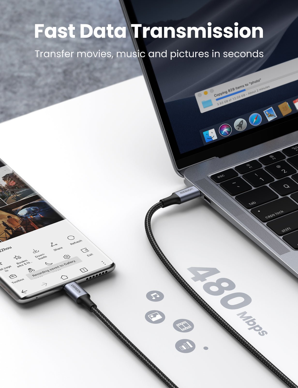 UGREEN 100W USB C Cable
