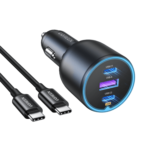 Amazon 67w 3port super fast type c car charger usb c for samsung