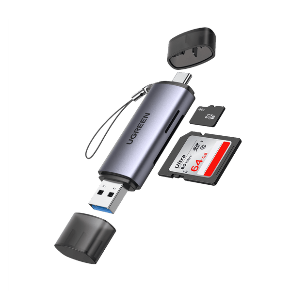 Adaptador UGREEN USB-C tipo A a red RJ45 Gigabit Aluminio (50737) - Mesajil