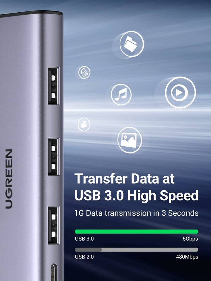 Ugreen 4-in-1 USB 3.0 Data Hub – UGREEN