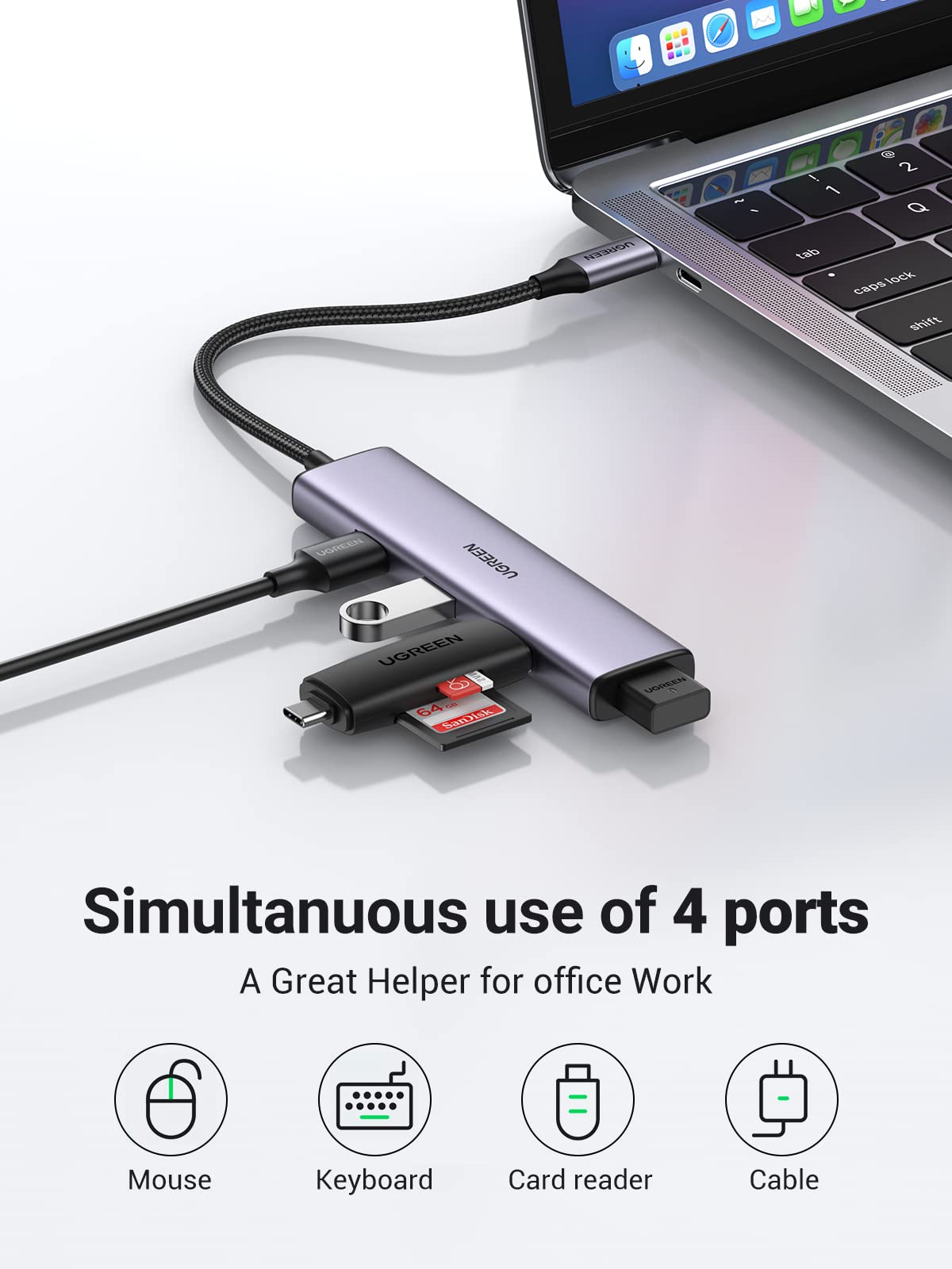 UGREEN 4 in 1 USB C Hub | UGREEN US