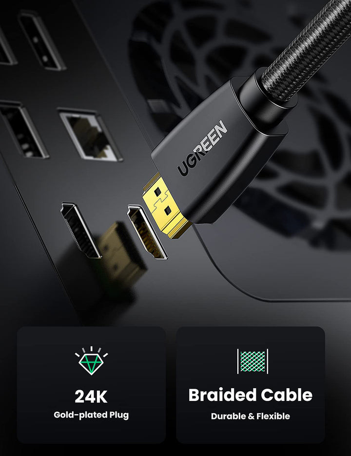 UGREEN Lot de 2 Câble HDMI 4K Ultra HD Cordon HD…