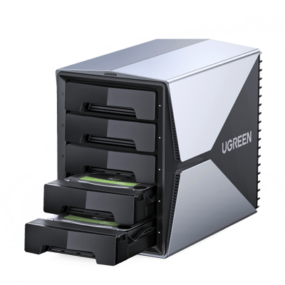 UGREEN 5 Bay USB-C to SATA HDD SSD RAID Enclosure