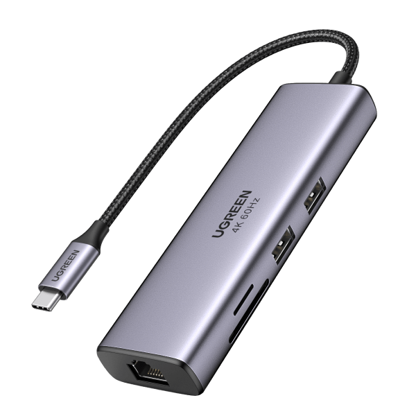 UGREEN USB-C to VGA Converter with USB Hub