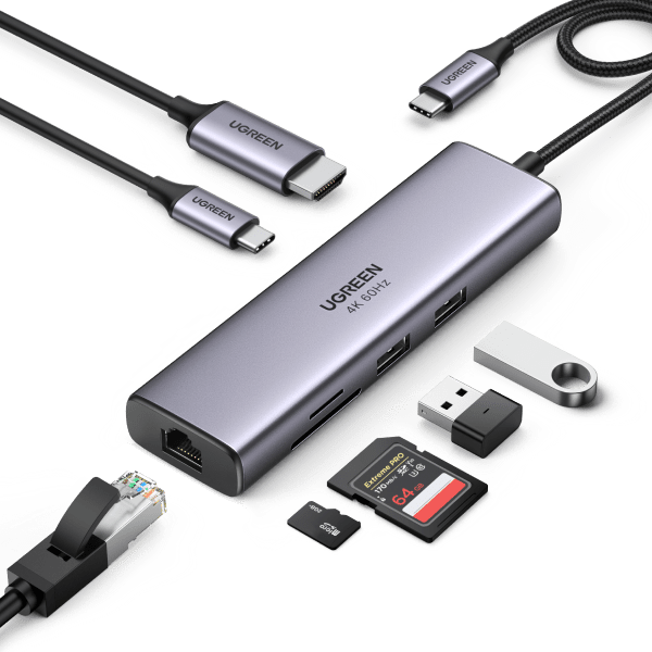 UGREEN Adaptateur USB C Mâle vers USB 3.0 Femelle (50283)