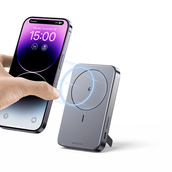 UGREEN 2-i-1 Magnetiskt Laddningsställ Trådlös Laddningsstation