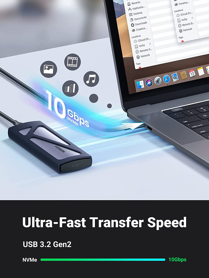 nvme enclosure, ultra-fast transfer speed