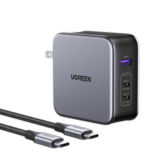 Ugreen Nexode 140W USB C GaN Charger-3 Ports Wall Charger