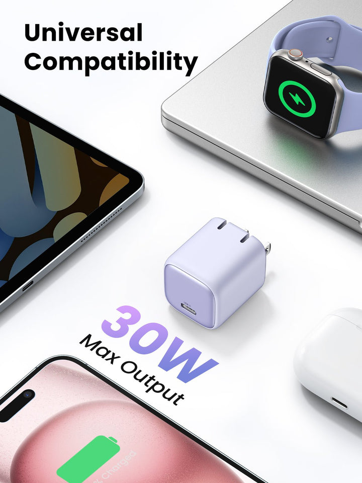 UGREEN Nexode Chargeur 35W USB C avec GaN Chargeur 30W Compatible