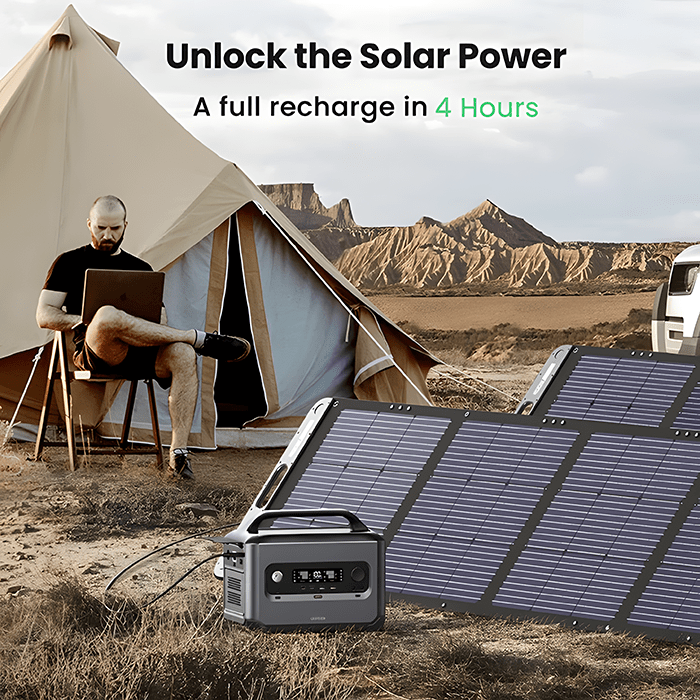 Ugreen PowerRoam 1200W 1024WH LiFeO4 Battery Backup Solar Generator